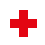Ansicht eines gezeichneten Notfallkreuzes als Symbol